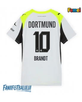 Borussia Dortmund Julian Brandt #10 Tricou Fotbal Replică 2025-26 Femei Deplasare
